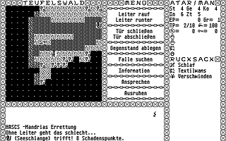 Erretung von Mandria atari screenshot